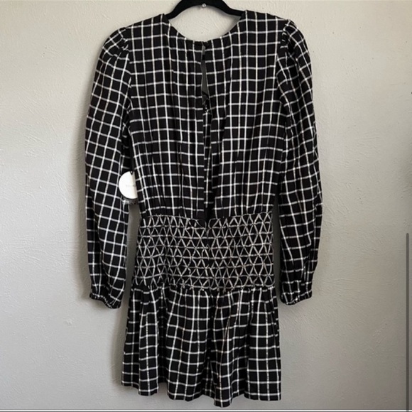 TULAROSA Nina Dress in Black and White - Picture 5 of 9